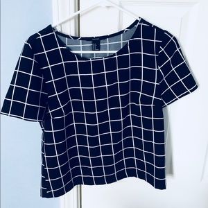 Black Checker Short Sleeve